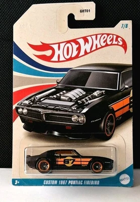 Llantas cromadas Pontiac Firebird carrocería plana negra Hot Wheels '67 Foto 1 de 2