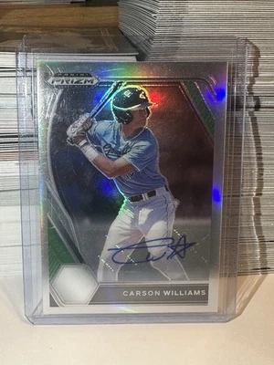 2021 Panini Prizm Draft Picks - Carson Williams🔥#PDP28 Silver Prizm Draft picks - Image 1 of 3