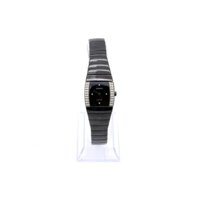 Rado Diastar Jubile Sintra Black Diamond Ceramic Quartz Womens Watch #WB3430-2 - Image 1 of 4