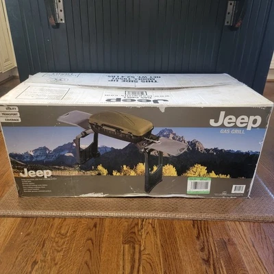 Jeep BRAND Portable Gas BBQ Grill-Collapsible Legs!!! NIB Extremely RARE Find!  - Image 1 of 4