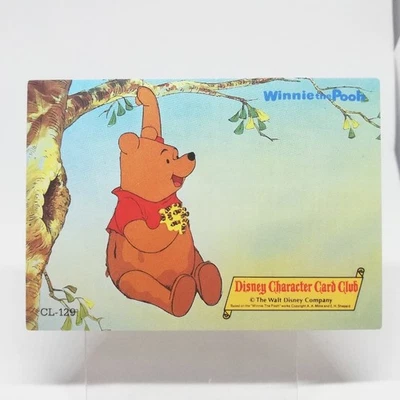 CL-129 Winnie‐the‐Pooh Disney Character Card Club AMADA JAPAN TCG RETRO - Image 1 of 4