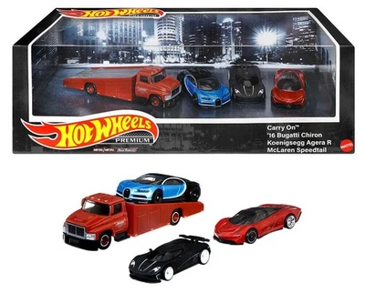 1:64 Hot Wheels Premium Set 2022 Hyper Cars Real Riders 4 Auto Diorama HCR54 - Immagine 1 di 3