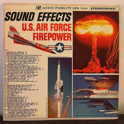 Sound Effects US Air Force Firepower (1965) - 12" Vinyl Record LP - VG+ - Image 1 of 3