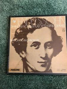 2 LP BOX PHILIPS US Mendelssohn SAWALLISCH Symphony 1 & 2 DONATH KMENTT PHS2-904 - Picture 1 of 2
