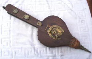 Edwardian Elm Fire Bellows for Display or Repair - Picture 1 of 7