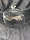 Nice Vintage Heavy Glass Cake Cover Some ( No Stand) 10”