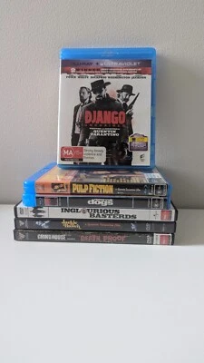 Quentin Tarantino Blu-Ray & DVD Collection - DJANGO UNCHAINED PULP FICTION - image 1 of 2