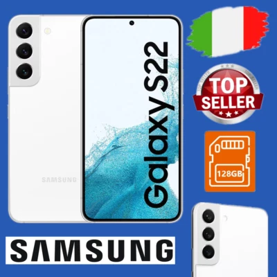 Samsung Galaxy S22 SM-S901 - 128GB Bianco ✔️Nuovo & Sigillato ✔️Senza operatore - Immagine 1 di 4