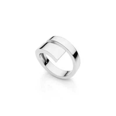 UNOAERRE ANELLO da donna contrarié in bronzo placcato argento   (2405) - Immagine 1 di 4