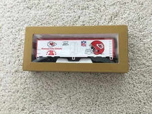 MANTUA HO SCALE 1992 " Kansas City Chiefs " Super Bowl Box Car - Picture 1 of 9