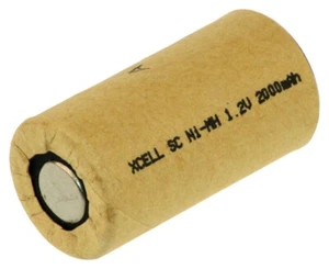 XCell Akku Sub-C 1,2V / 2000mAh X2000SCR/PP Hochstrom - Bild 1 von 2