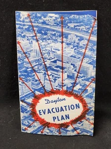 DAYTON EVACUATION PLAN 1956 Cold War     Miami Valley Civil Defense Authority - Picture 1 of 2