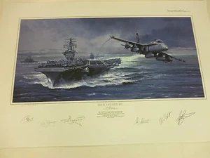 Deck Departure Artist Proof by Robert Bailey USS NIMITZ F-18 Hornet extra print - Picture 1 of 6