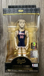 STEPHEN CURRY 5” CHASE Funko Gold BLUE Variant 2021 Golden State Warriors NBA LE - Picture 1 of 6