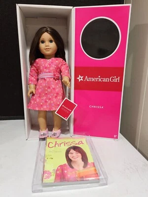 Muñeca GOTY American Girl CHRISSA 2009 con caja caja de libros ropa sin usar Foto 1 de 4