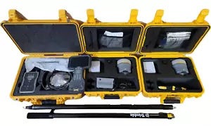 Kit Dual Trimble R12 TSC5 TDL-450H GNSS UHF RTK per rilievo - Foto 1 di 4