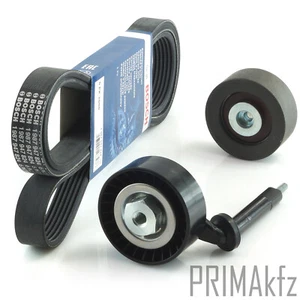 BOSCH 1987947824 Keilrippenriemen + Riemenspanner + Umlenkrolle für BMW E60 E61 - Bild 1 von 6