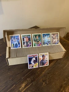 1988 Topps Baseball Complete 792 Card Set Baseball McGwire Canseco Ryan - Picture 1 of 22