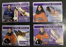 COLUMBIA Space Shuttle Astronauts Stamps 2007 Guinea-Bissau