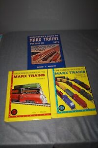 Greenberg's Guides to MARX Trains, VOLUME 1,2, and #3! SUPERB CONDITION!