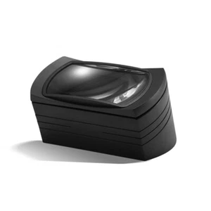 4 LED Desktop Paperweight Square Squint Magnifying Glass for Reading Magnifier - Picture 1 of 8