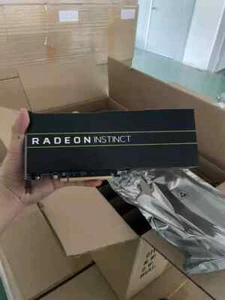 AMD Radeon Instinct Mi50 Accelerator 16GB HBM2 Machine Learning, HPC, AI, GPU - Picture 1 of 5
