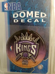 NBA Sacramento Kings 3 inch x 3 inch Domed Car Decal, New - Picture 1 of 1