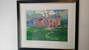 LEROY NEIMAN SILK SCREEN THE CLUB HOUSE AT ST. ANDREWS GOLF LIMITED EDITION - Picture 1 of 11