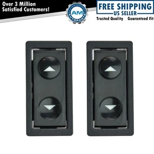 Power Window Switch Button Pair Set for 88-89 Chevy GMC C/K Pickup Truck - Picture 1 of 5
