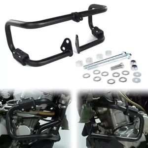 Protector de tanque negro apto para Kawasaki KLX250 2013-2020 barras de barrera de choque - Imagen 1 de 22