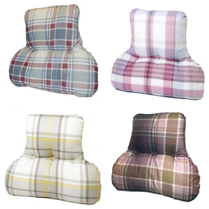 XL Back/Lumbar/Spine Posture Support Cushion *4 Tartan Prints* MADE IN UK - Picture 1 of 5