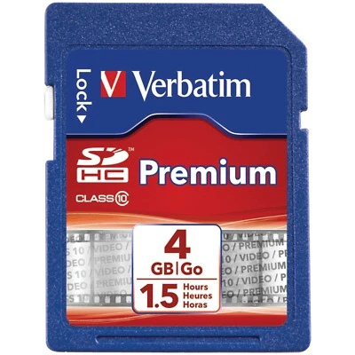 VERBATIM 96171 Class 10 SDHC Card (4GB) - Image 1 of 2