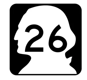 Washington State Route 26 Sticker R2796 Highway Sign Road Sign - Picture 1 of 1