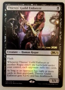 1x Thieves' Guild Enforcer Prerelease FOIL Core Set 2021 M21 MTG NM - Picture 1 of 1
