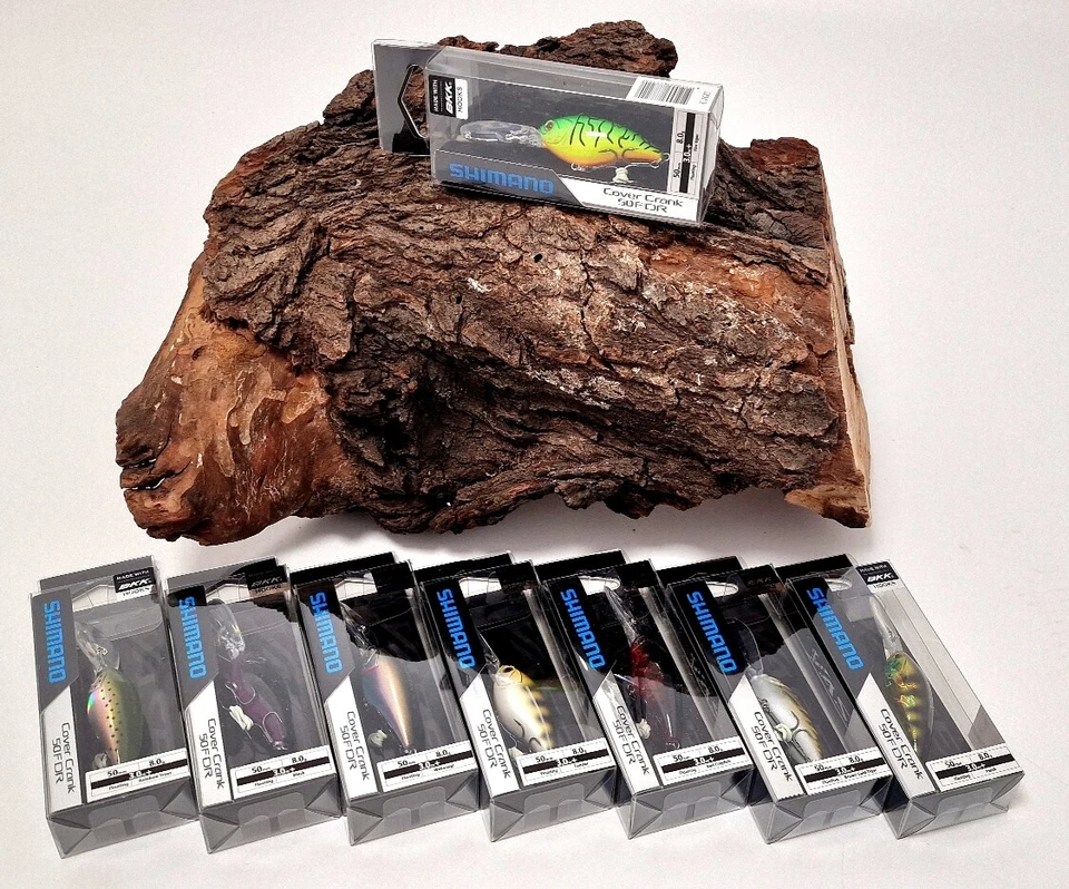 Shimano Lure Yasei Cover Crank F DR 50mm 8g 3m 8 Farben Crankbait Wobbler SALE - Bild 1 von 1