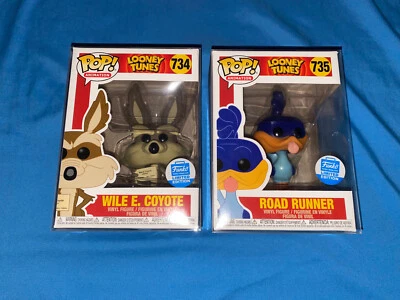 Road Runner Funko Pop + Wile E. Coyote Funko Pop Looney Tunes Limited Edition - Imagen 1 de 4