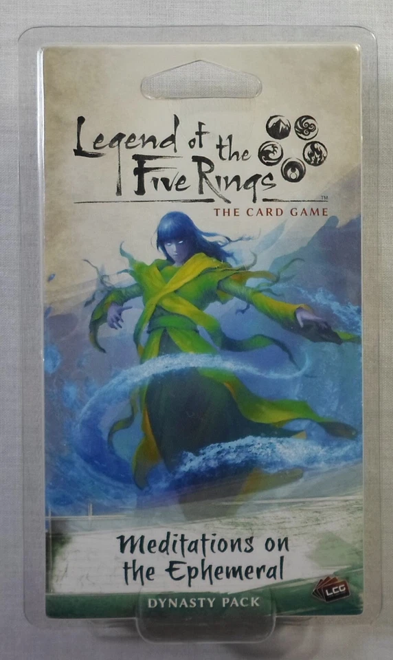 LEYENDA DE LOS CINCO ANILLOS L5R LCG MEDITACIONES SOBRE LA DINASTÍA EFÍMERA PACK MISP Foto 1 de 4