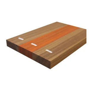 Padauk + Sapele Korpus Rohling 21x 14x 2-3 Stück geklebtes Gitarrenbauerholz - kostenloser Versand - Bild 1 von 2