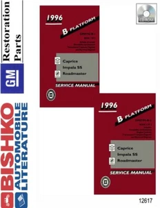 1996 Buick Roadmaster, Chevrolet Caprice, Impala SS Service Repair Manual CD - Picture 1 of 1