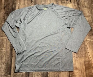 Olivers Apparel Mens Pivot Long Sleeve Tee Carbon Melange Large - Picture 1 of 6