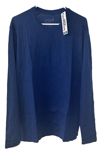 Smartwool Mens Large Slim Fit Crew Neck Merino Wool Base Layer Long Sleeve Shirt - Picture 1 of 12