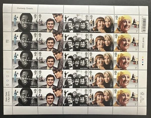COMEDY GREATS STAMP SHEET - FIRST CLASS (LENNY HENRY) - ISSUED 1 APRIL 2015 - Picture 1 of 1