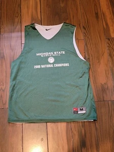 Vintage Michigan State University 2000 National Championship Basketball Jersey - Picture 1 of 5
