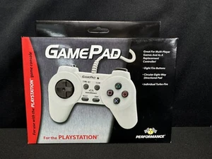 PS1 Playstation Performance Gamepad Turbo Fire Original Controller New Old Stock - Picture 1 of 4
