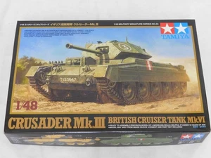 1/48 Tamiya WWII British CRUSADER Mk III Cruiser Tank Plastic Model Kit Complete - Picture 1 of 2