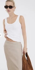 Maxi falda para mujer River Island color tostado claro talla 10 nueva con etiquetas - Imagen 1 de 13