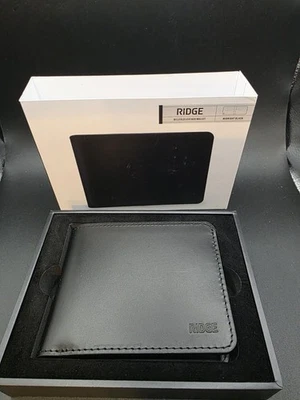 Cartera de cuero The Ridge Billfold - negra medianoche - protección RFID Foto 1 de 3