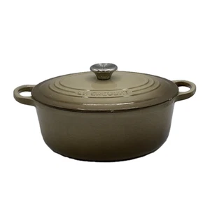 Casseruola in ghisa sfumata lino Le Creuset Cocotte ovale 25 cm 3,5 qt - Foto 1 di 4