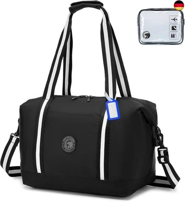 BESUCHE DEN BAGZY-STORE BAGZY Reisetasche Handgepäck 40x30x25, 30L Faltbare Weekender Sporttasche