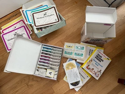 Hooked On Phonics The Classic Casetes + Tarjetas Flash y Libros de Trabajo Foto 1 de 4